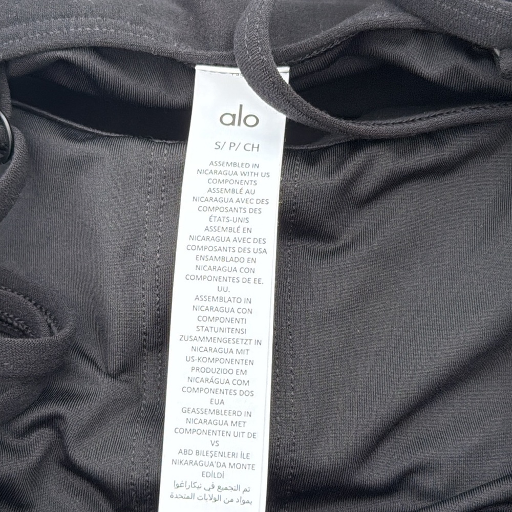 ALO Alosoft Courtside Tennis Dress - Black size Small NWT - Picture 6 of 6